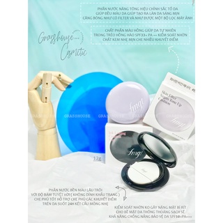 Cushion Phấn nước thuần chay nâng tông The Face Shop hiệu ứng lọc mịn fmgt Skin Filter Vegan Tone Up Cushion SPF33PA++