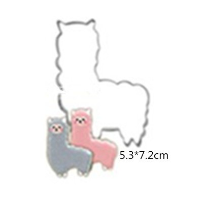 Khuôn cắt làm bánh quy tạo hình động vật hoạt hình bằng thép không gỉ