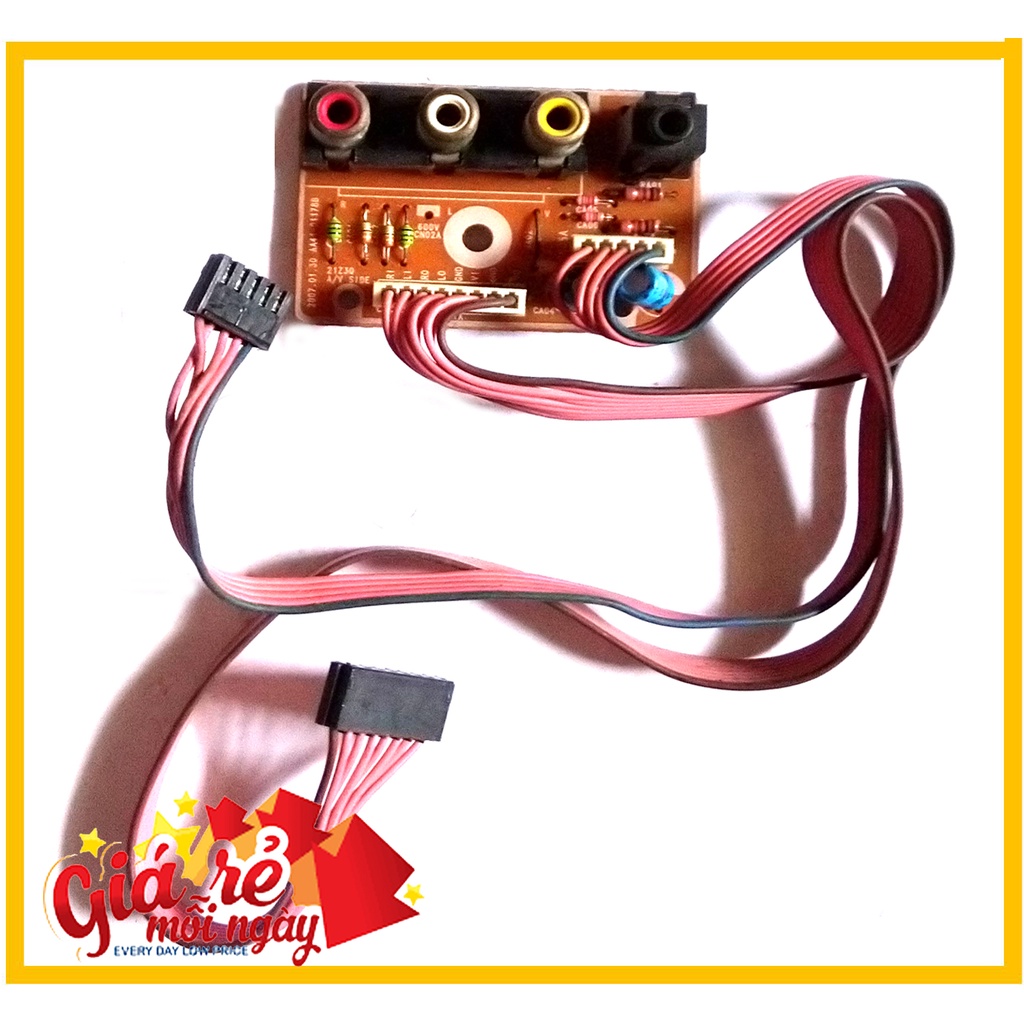 Mạch AV 2 giắc kết nối 5 pin 8 pin bóc từ tivi, DIY các loại