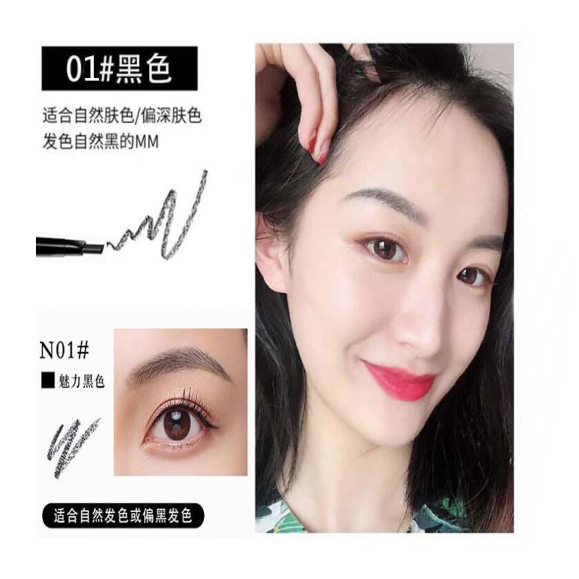 ✨HOT✨Chì kẻ lông mày hai đầu không thấm nước tiện dụng