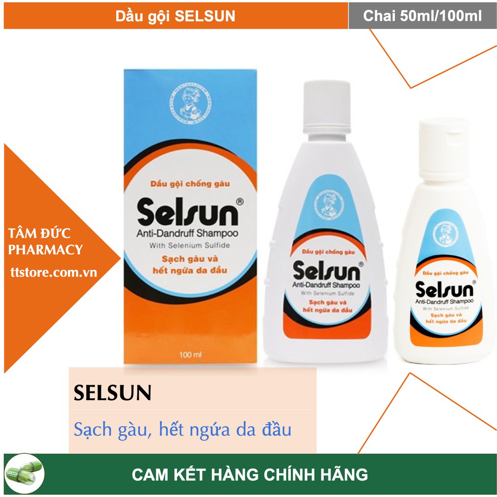 SELSUN - Dầu gội sạch gàu Selsun Anti-Dandruff Shampoo 1%