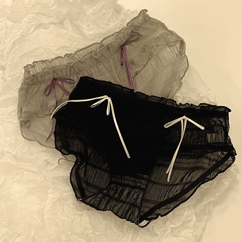 Quần Lót Ren Trong Suốt Không Đường May Quyến Rũ Cho Nữ