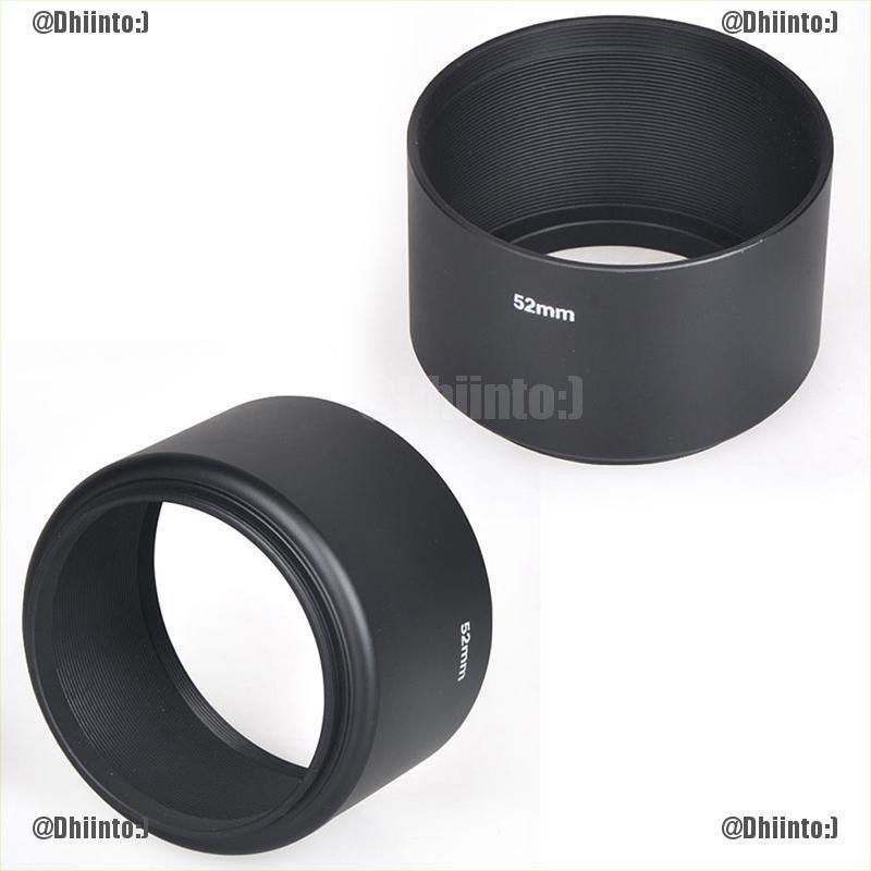 Loa Che Nắng Bằng Kim Loại 52mm Cho Canon Nikon Pentax Sony Olympus