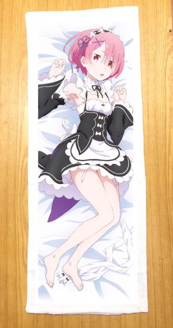 Gối ôm anime RE : ZERO  RAM dài 1mx40cm ruột bông Hàn Quốc