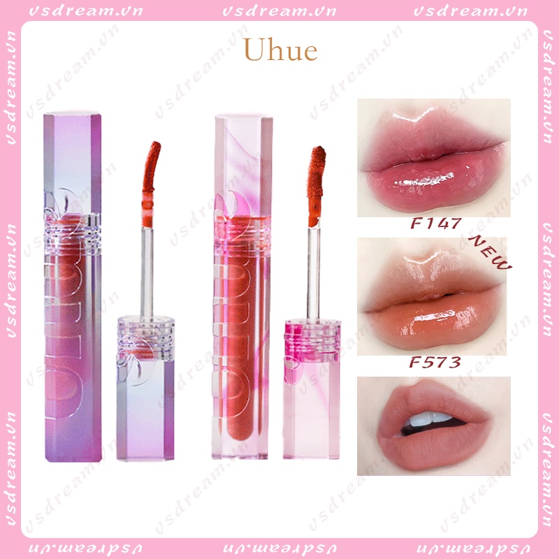 Son Bóng UHUE  Ẩm Màu Trong Suốt Trọng Lượng Nhẹ Dành Cho Học Sinh