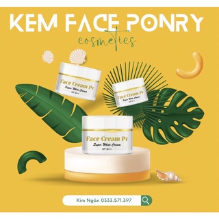 COMBO DƯỠNG DA MẶT ( KEM FACE CREAM P1 - Chính hãng Ponry )