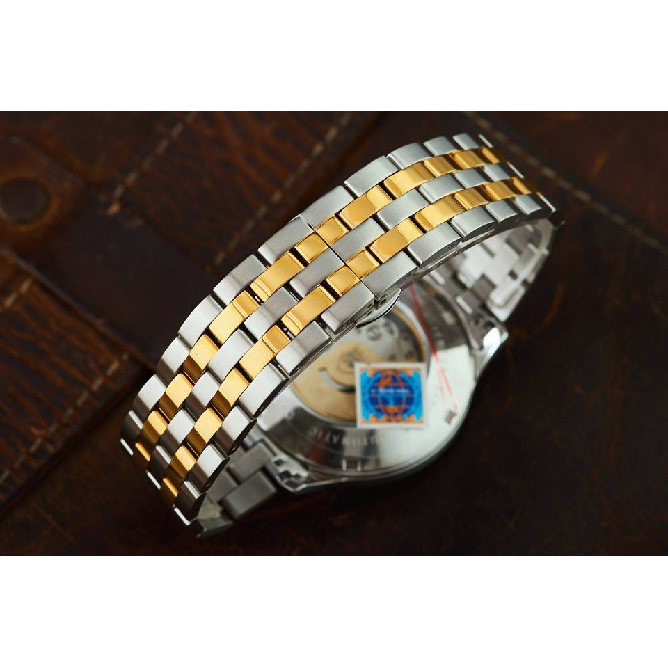 Đồng hồ nam dây kim loại Automatic Olym Pianus OP99141-77 OP99141-77AGSK trắng