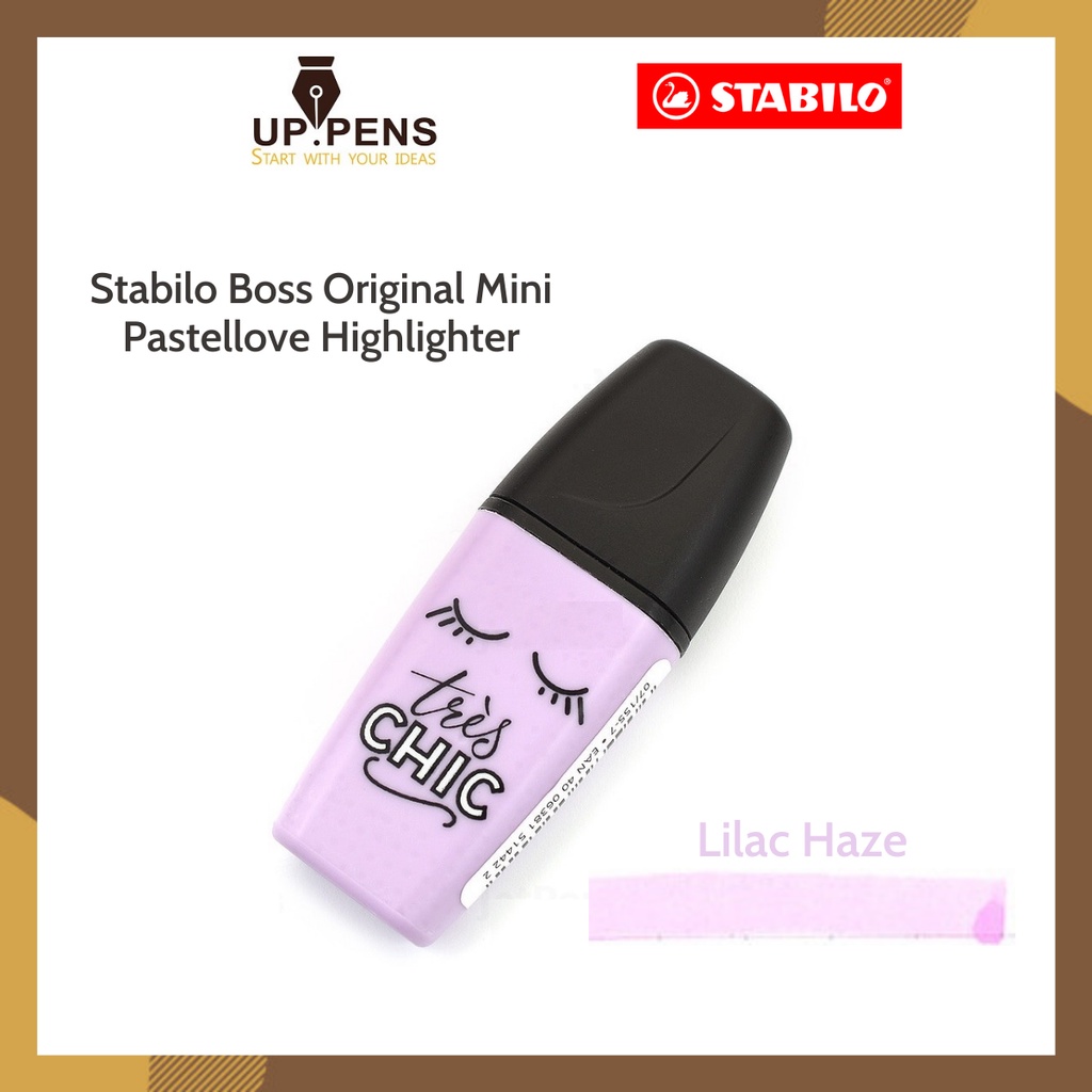 Bút dạ quang Stabilo Boss Original Mini Pastellove Highlighter - Màu tím pastel (Lilac Haze)
