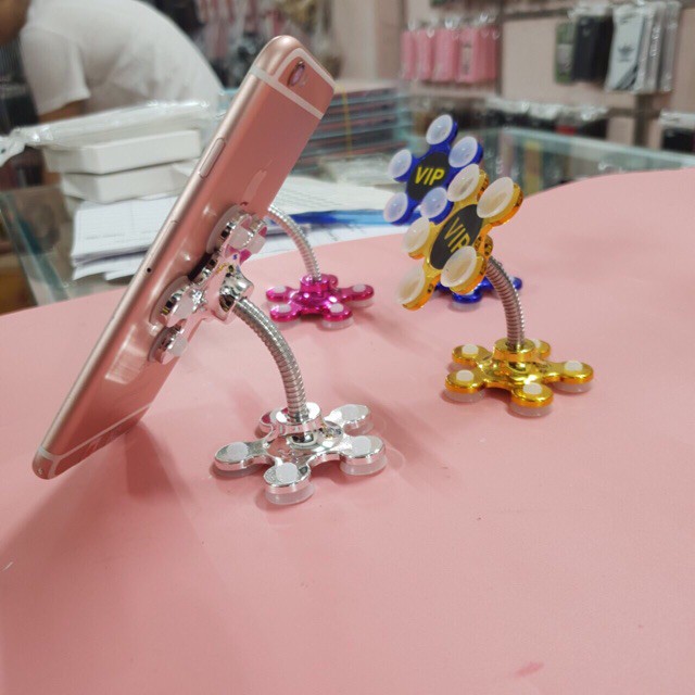 Giá đỡ điện thoại thông minh hút chân không hình hoa mai | BigBuy360 - bigbuy360.vn