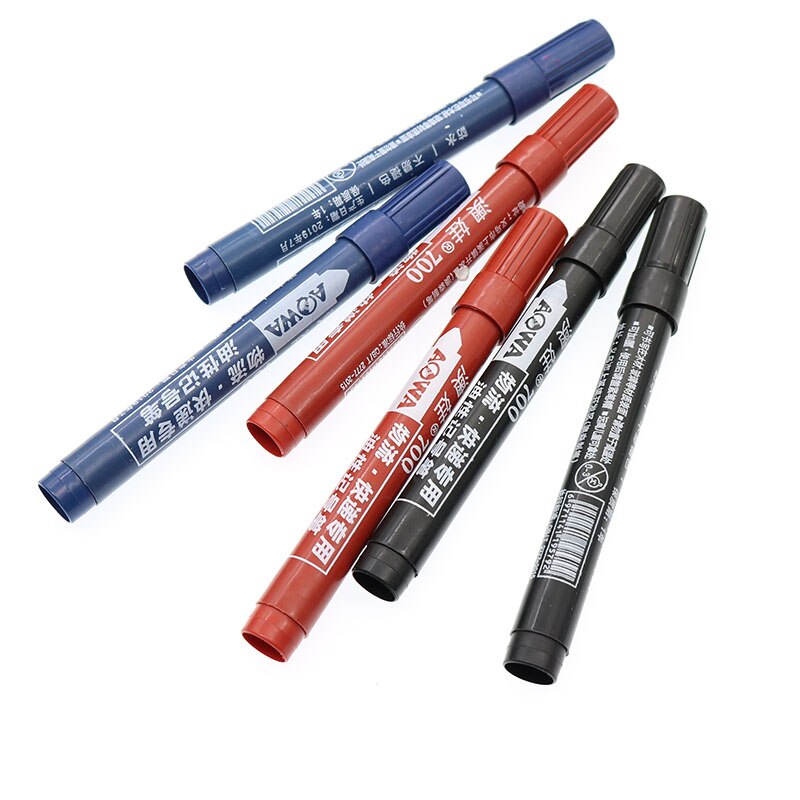 Set 2 bút đánh dấu không thấm nước phong cách Hàn Quốc nhiều màu sắc