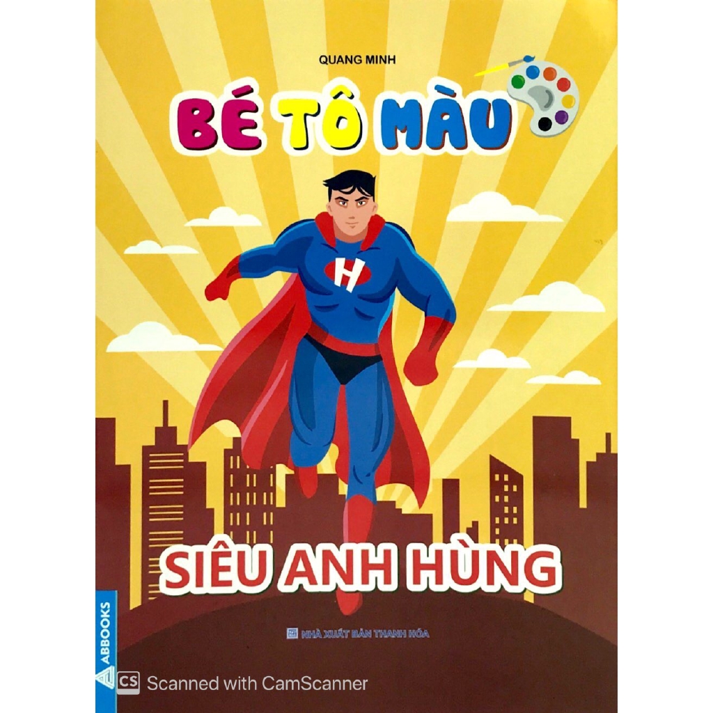 Sách - Bé Tô Màu Siêu Anh Hùng