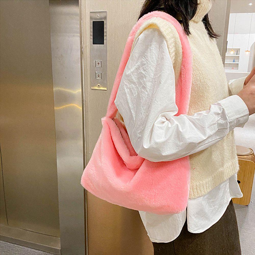 Túi Xách Đeo Vai Bằng Lông Nhung Dễ Thương Xinh Xắn MIHAN1 Dành Cho Nữ