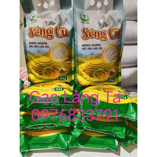 Gạo séng cù mường khương hạt dài.