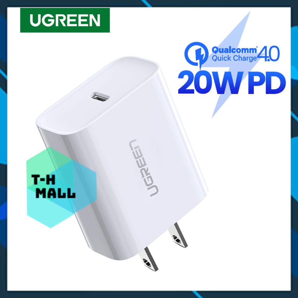 Cốc sạc nhanh UGREEN 20W Power Delivery cho iPhone 12 Pro max SAMSUNG Xiaomi Huawei VIVO OPPO
