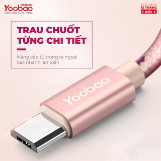 Cáp sạc Micro 1m Yoobao YB-423
