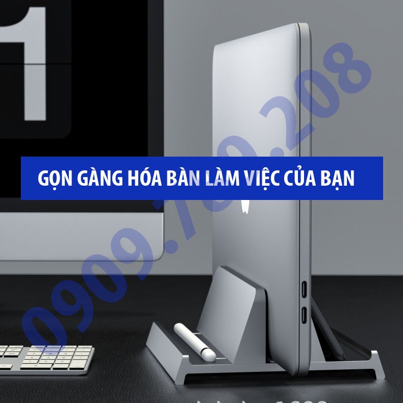 Đế Dựng Kệ Đứng Laptop/Macbook/Surface/iPad Hợp Kim Nhôm Nặng Chắc Chắc Sang Trọng