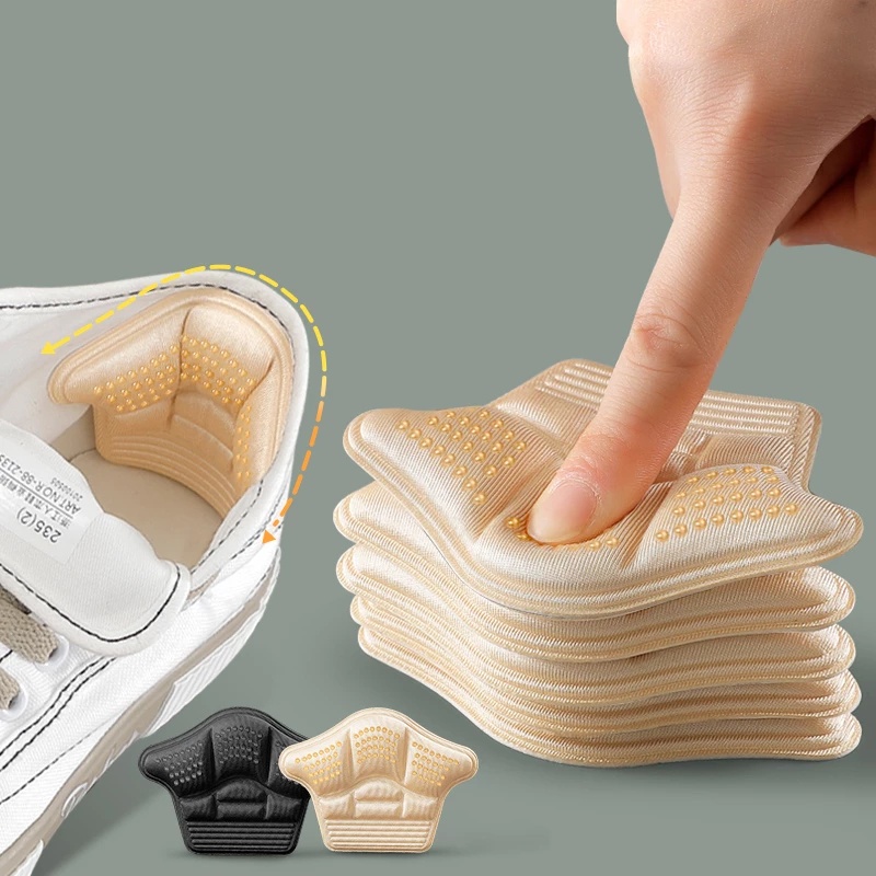Set 2 Miếng Đệm Lót Gót Giày Thể Thao Chống Mòn Bảo Vệ Lưng Có Thể Điều Chỉnh