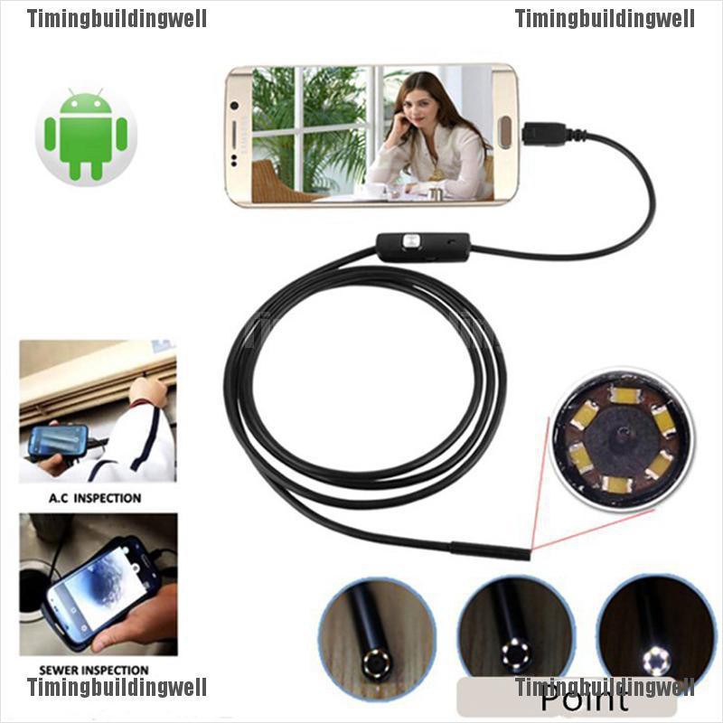 Camera Nội Soi 5M 6LED5.5mm Android Không Thấm Nước Kết Nối USB