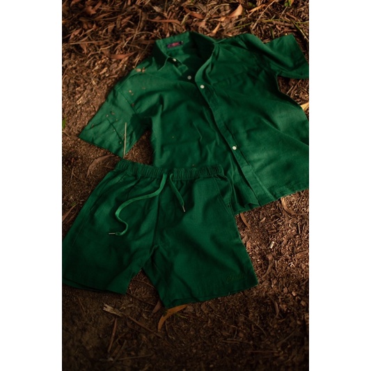 CHINLIKE-GREEN LINEN SET- Bộ Set Linen