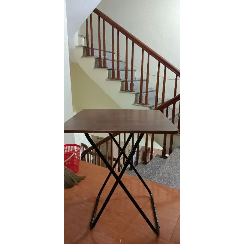 Bộ bàn ăn gấp gọn 6 ghế  bàn dài 1m2 rộng 60 cao 74cm | BigBuy360 - bigbuy360.vn