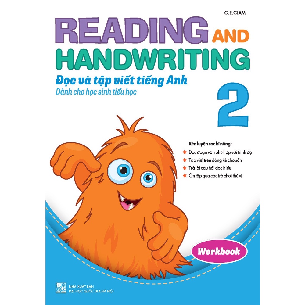 Sách - Reading And Handwriting - Đọc Và Tập Viết Tiếng Anh Dành Cho Học Sinh Tiểu Học Workbook 2