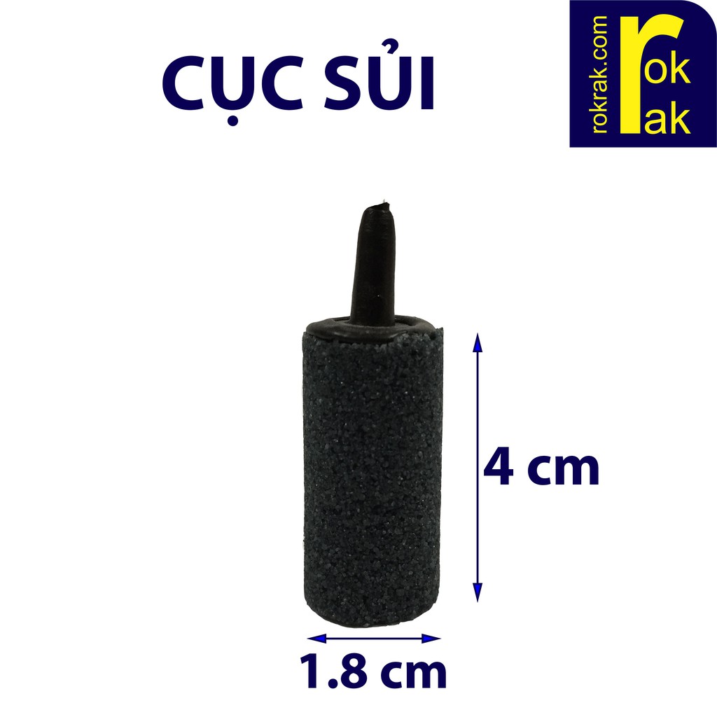 GIÁ SỈ-Combo 5 cục sủi oxy siêu mịn hình trụ dài 4cm