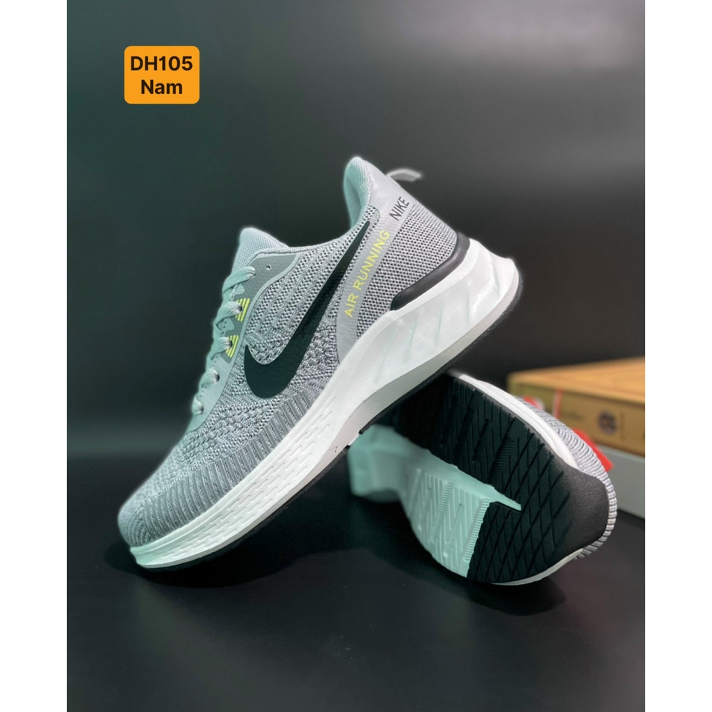 Giày chạy bộ nam add full box tặng kèm tất hot nhât 2022 nhẹ chân khử mùi cả nam và nữ