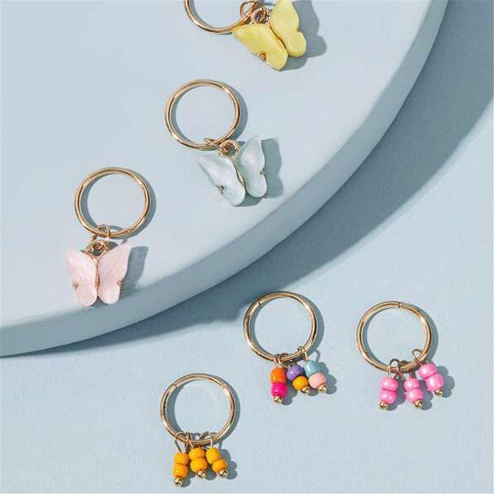 Set 6 Kẹp Tóc Hình Bướm Thời Trang