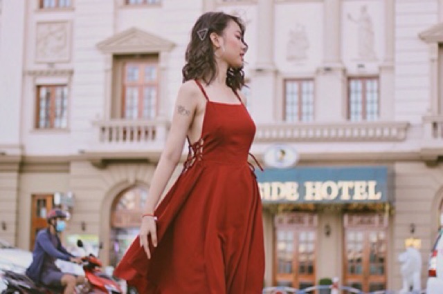 Đầm Flying hở lưng đan dây SDX25 | BigBuy360 - bigbuy360.vn