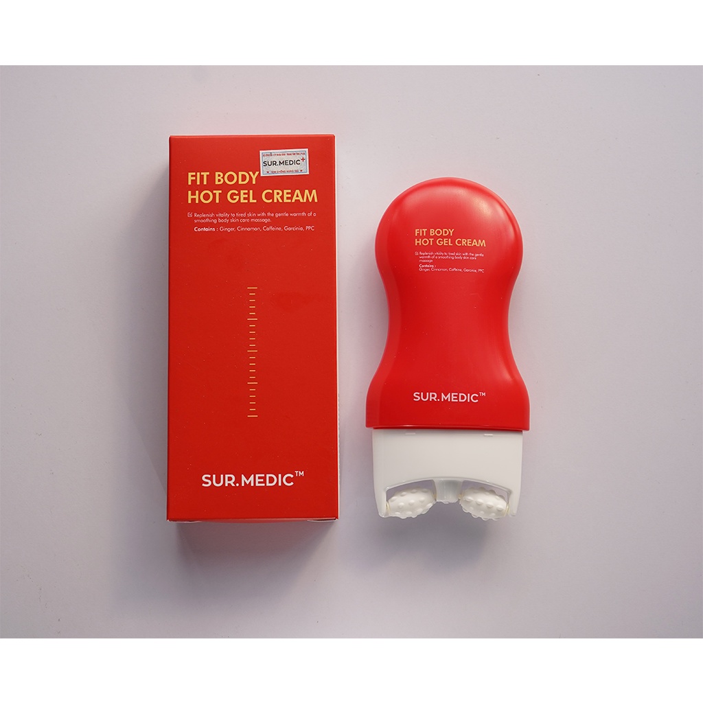 Thanh Lăn Massage Giúp Đánh Tan Mỡ Body SURMEDIC Fit Body Hot Gel Cream 100ml