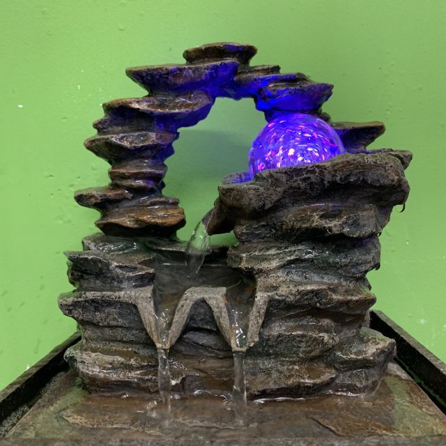 ] Thác Nước Để Bàn Mẫu Đá