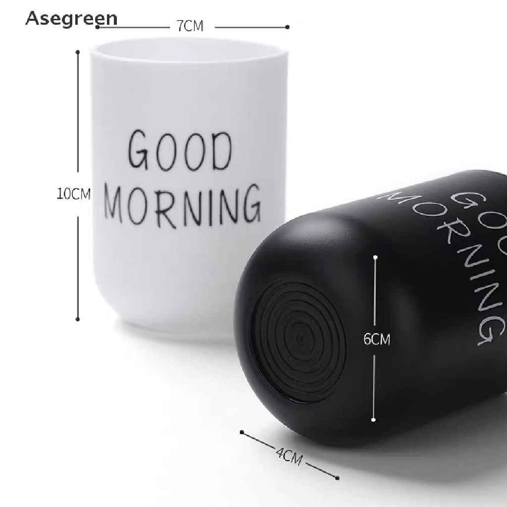 Cốc đánh răng in chữ Good Morning cho nhà tắm khách sạn