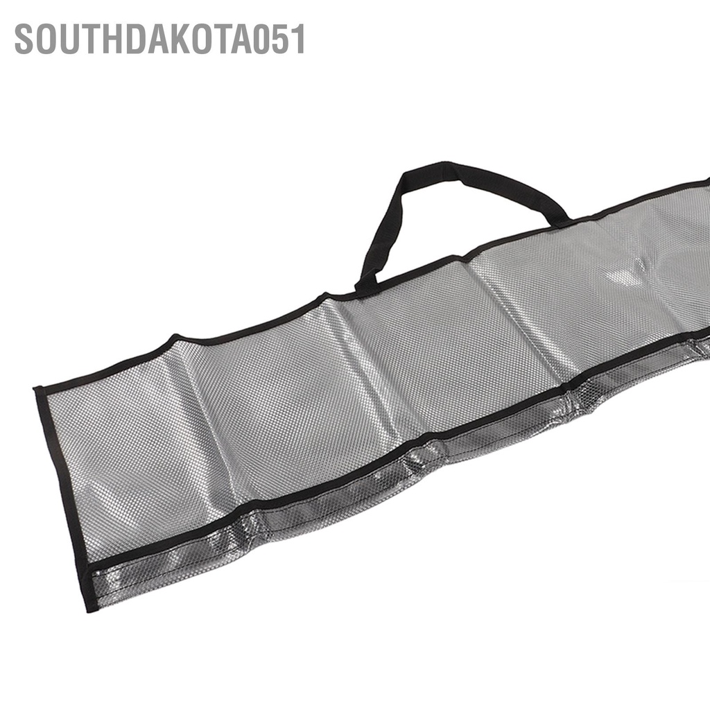 Southdakota051 Túi đựng cần câu cá Dung tích lớn trong suốt có thể gập lại Tay nghề tinh tế PVC Hộp cho ngoài trời