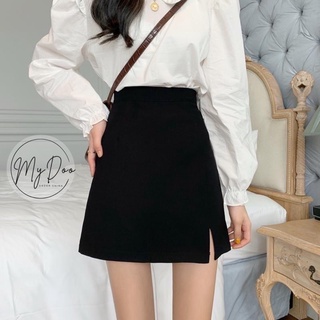 [ Rẻ Vô Địch ] Chân váy chữ A xẻ tà hàng Quảng Châu - CVA1