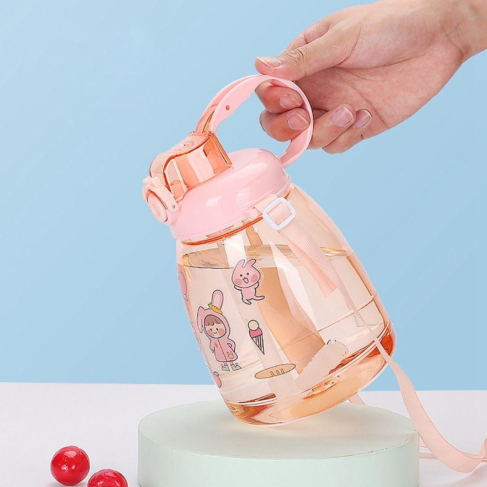 Bình Nước Thể Thao Bằng Nhựa 1300ml Kèm Ống Hút Tiện Dụng
