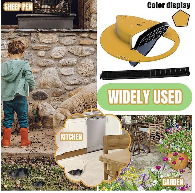 &lt;Chuột Buster&gt;MỚI Bẫy chuột bập bênh,Tự động đặt lại， không hóa chất, không độc hại dễ dùng trong nhà ngoài trời, vườn,, video hướng dẫn lắp Bẫy chuột chuyên nghiệp