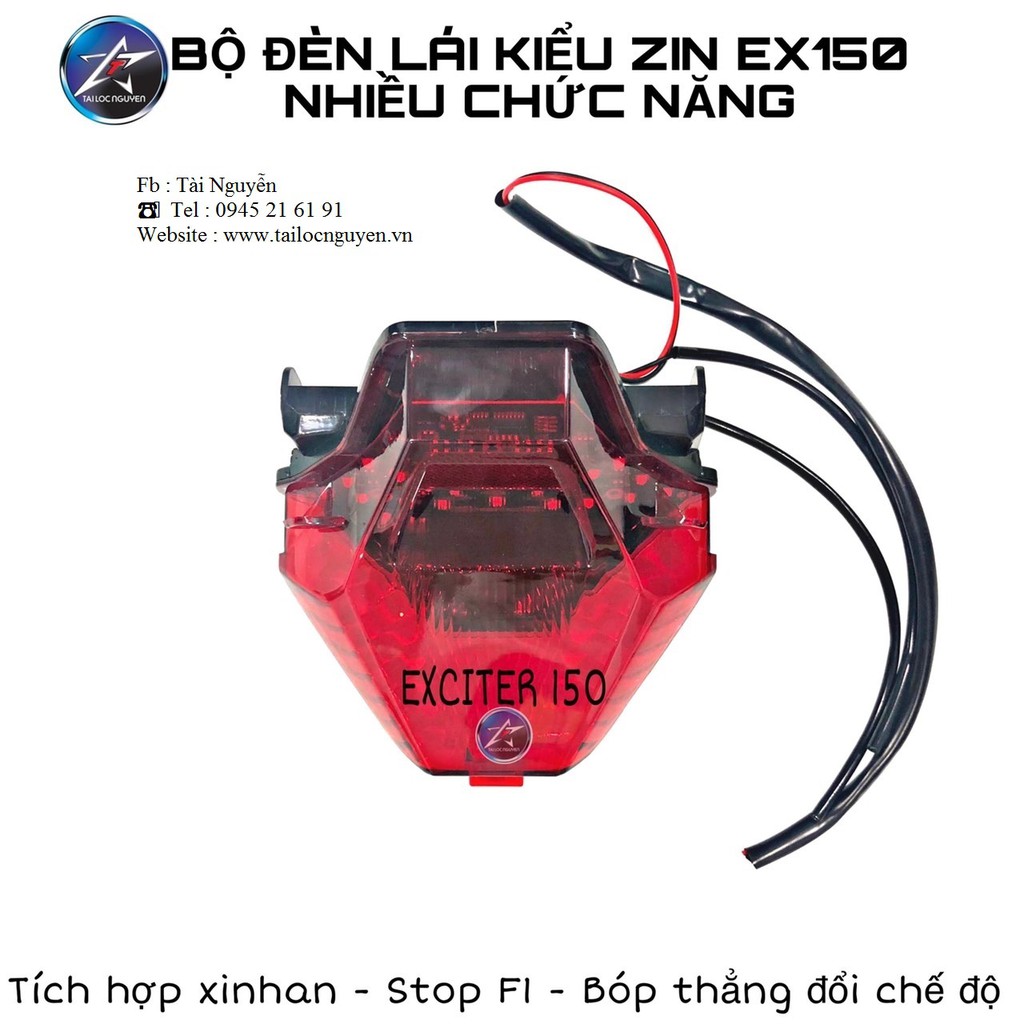 ĐÈN LÁI EXCITER 150 KIỂU ZIN NHIỀU CHỨC NĂNG