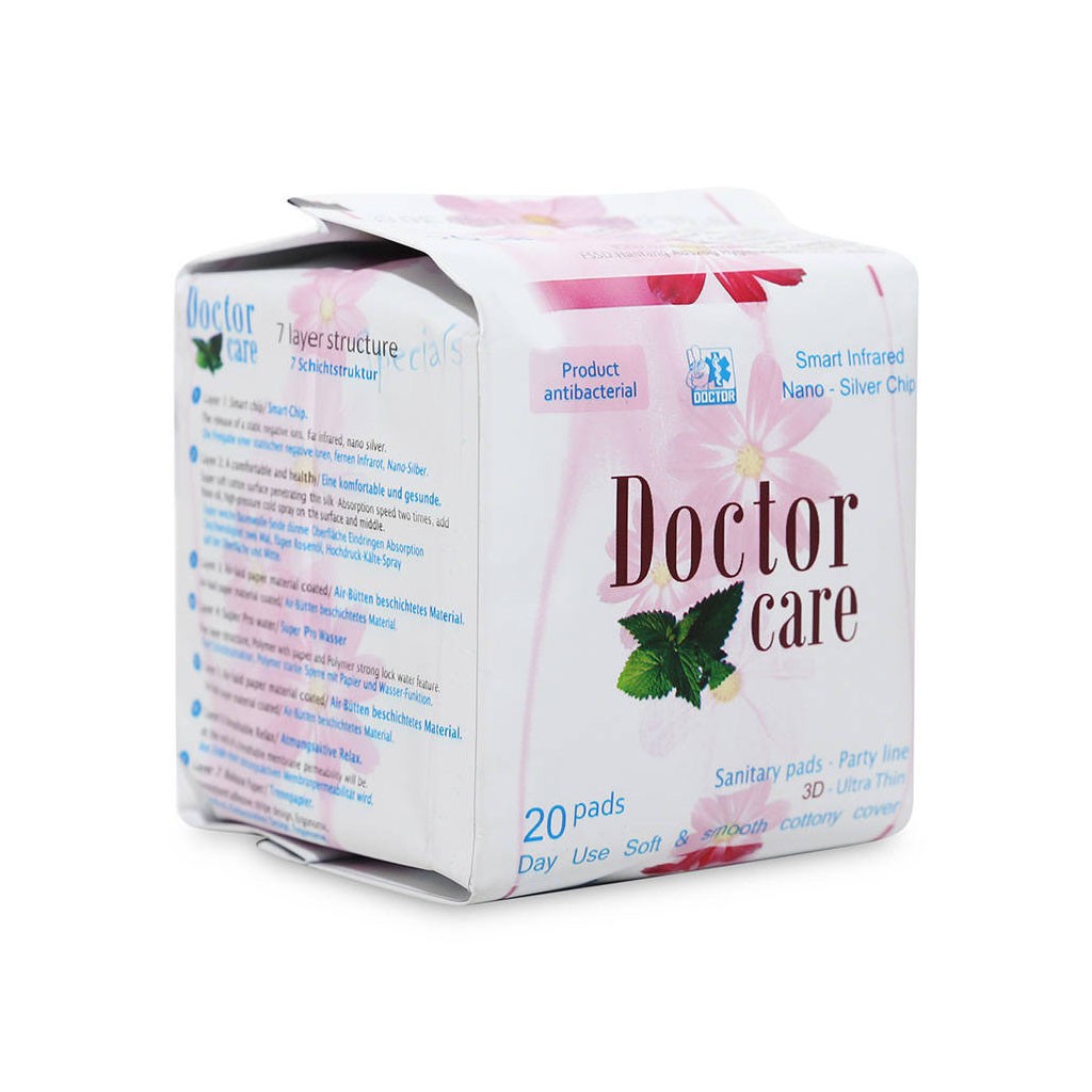 Băng Vệ Sinh Doctor Care Hàng Ngày Tinh Chất Thảo Dược Gói 20 Miếng