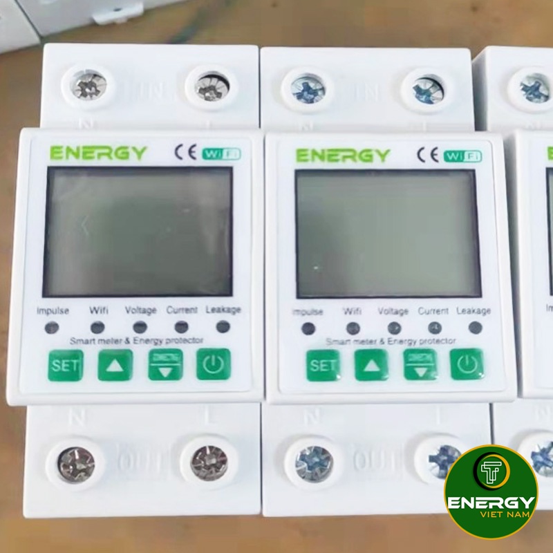 Công Tơ Điện Từ Wifi 1 Pha Đo Điện Năng Tiêu Thụ ENERGY - Thiết Bị Điện ENERGY