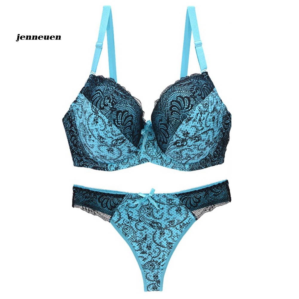 Bộ Đồ Lót 2 Mảnh Vải Ren Gợi Cảm Dành Cho Bạn Nữ