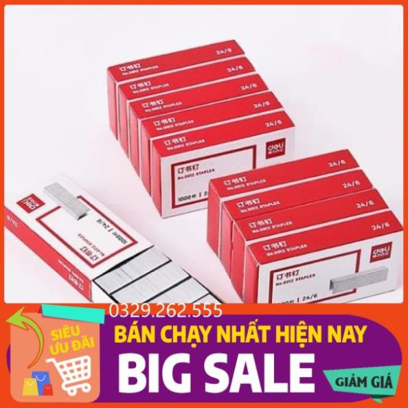 (FreeShip) Đạn ghim deli số 10 hàng chính hãng