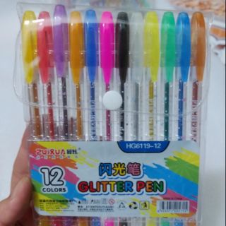 Vỉ 12 Bút nhũ nhiều màu