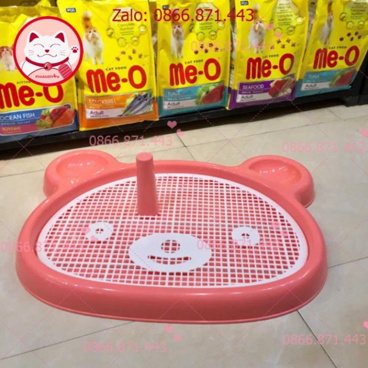 ⚡𝐅𝐑𝐄𝐄𝐒𝐇𝐈𝐏⚡ KHAY VỆ SINH SINH CHÓ MÈO HÌNH MẶT GẤU