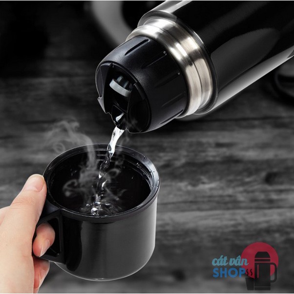 Bình giữ nhiệt Lock&Lock Mocha dung tích 750ml có nắp dùng làm cốc uống LHC1438