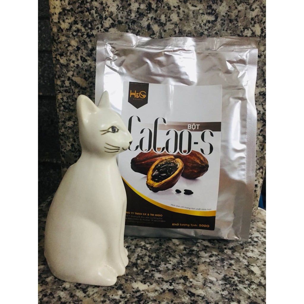 Bột Cacao Higo - Cacao Đắng Nguyên Chất Gói 500gr