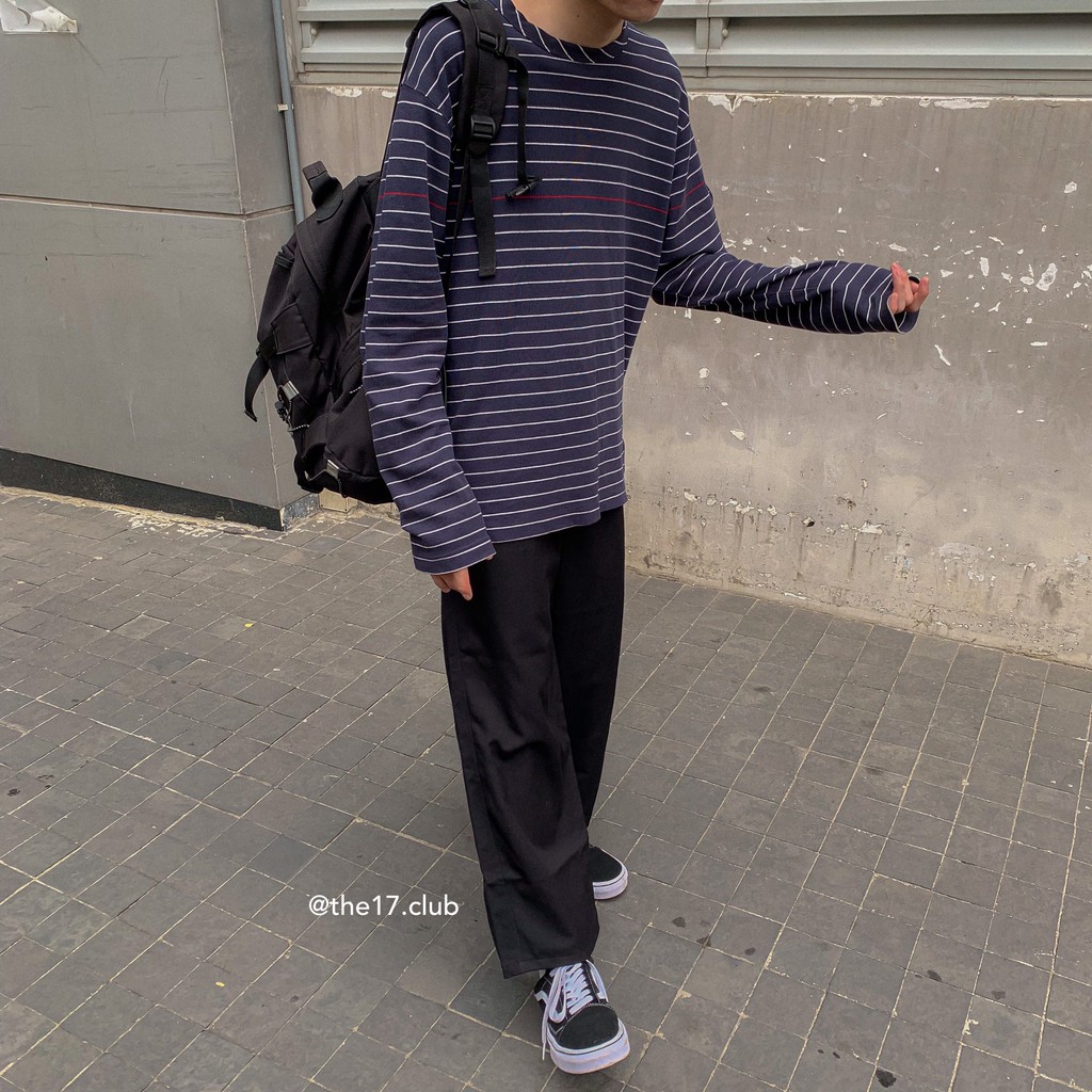 [Có sẵn] Quần KAKI PANTS (The17.club) - Quần Kaki lưng thun ống rộng nam nữ