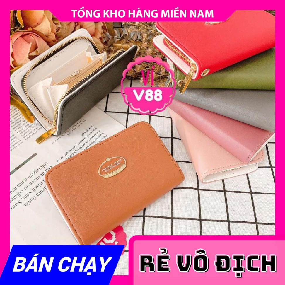 VÍ 1 KHÓA KÉO XINH XẮN CHUẨN QC ❤100% ẢNH THẬT❤