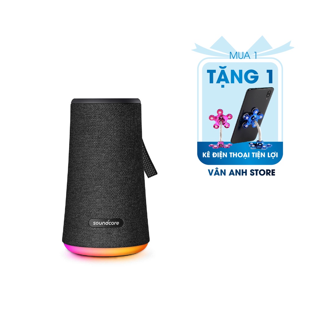 Loa Bluetooth SoundCore Flare+ (By Anker) 25W- A3162-LOA DI ĐỘNG KẾT HỢP ĐÈN LED THEO NHẠC ÂM THANH BASS CHUẨN BỀN RẺ