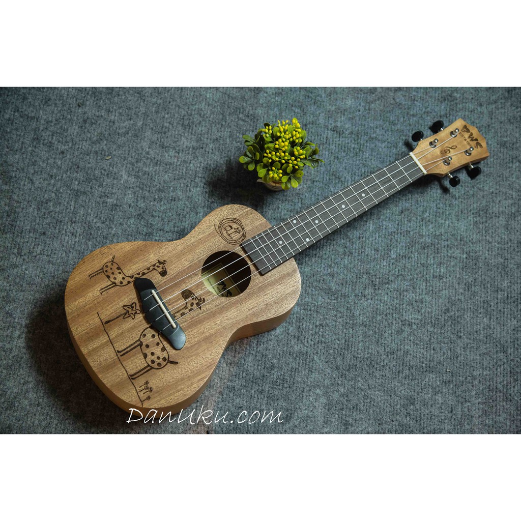 Đàn Ukulele Concert BWS 23inch Gỗ Mahogany Cao Cấp (Tặng kèm Full Phụ Kiện)