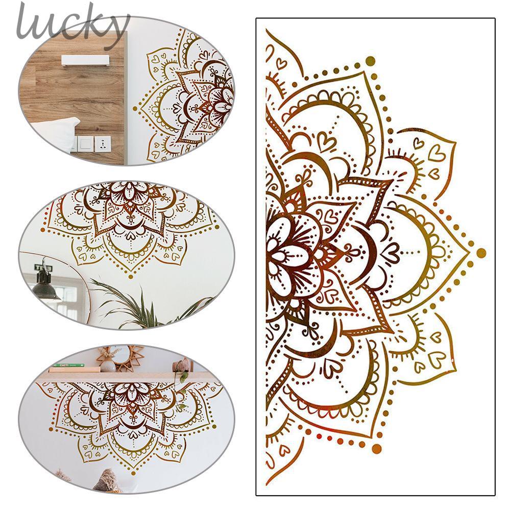 Lucky~Lotus Flower Wall Sticker Boho Wall Decar Mandala Wall Decals Yoga Studio Decals#lucky888